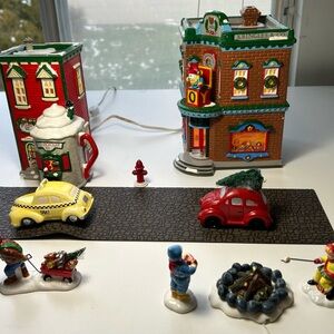 Department 56 Christmas Village Saturday Morning Downtown